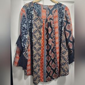 Womens Van Husen blouse sixe XL